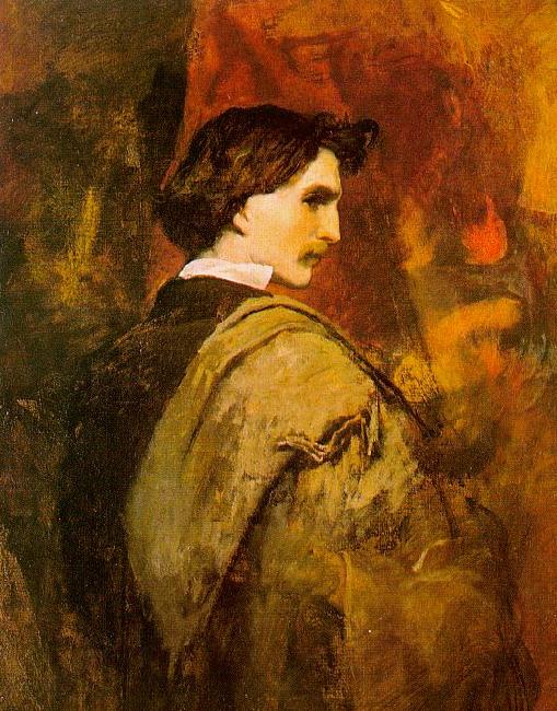 Anselm Feuerbach Self Portrait e France oil painting art